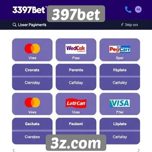 Métodos de pagamento disponíveis no 397bet